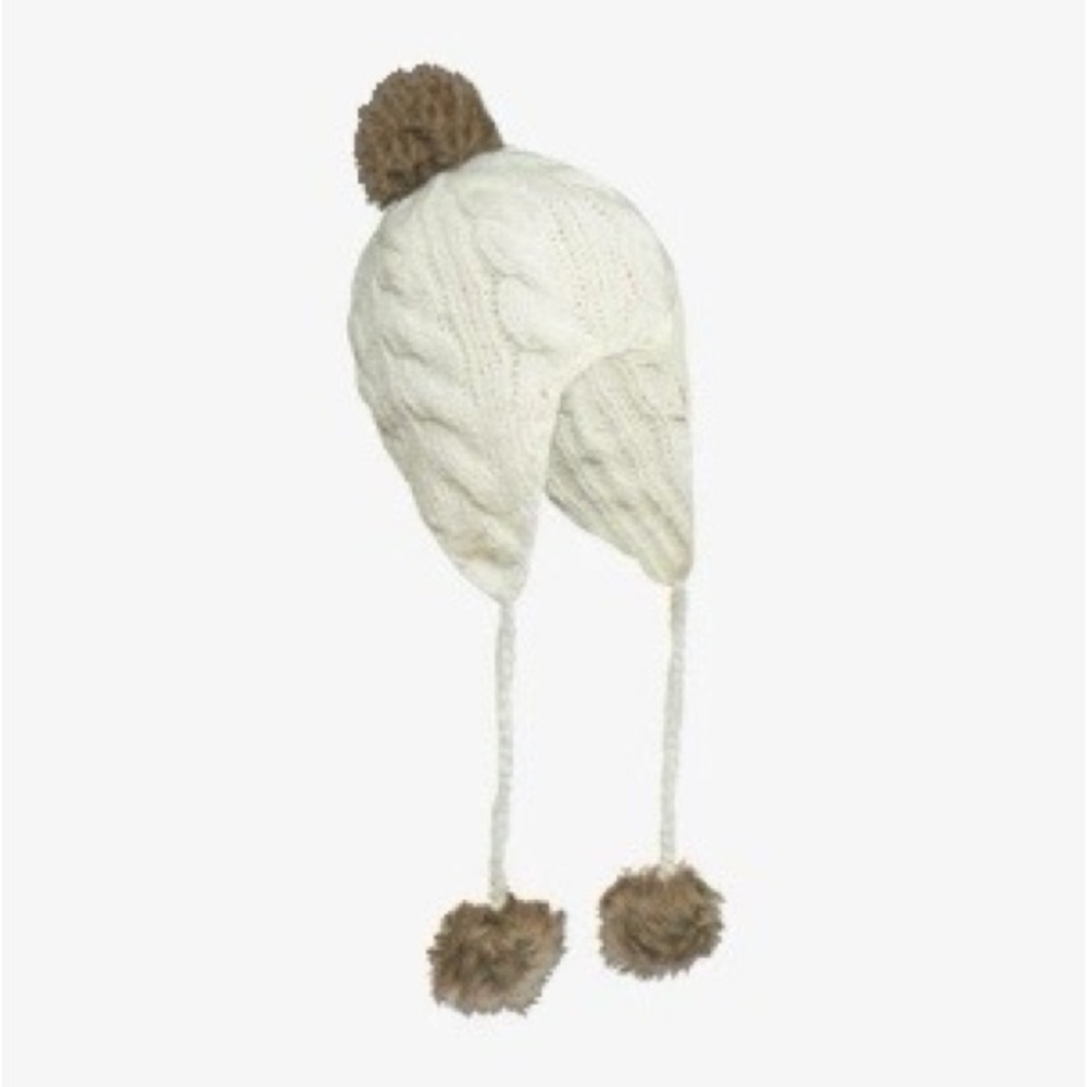 Cable Knit Puff Ball Hat